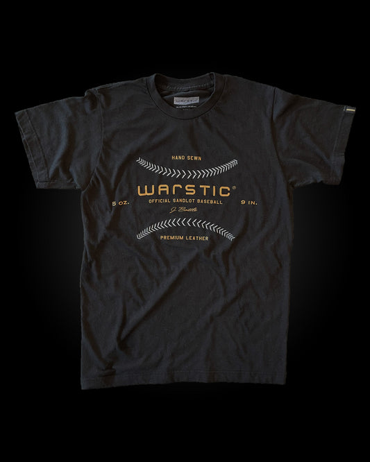 WARSTIC BASEBALL TEE TRI-BLEND (BLACK)