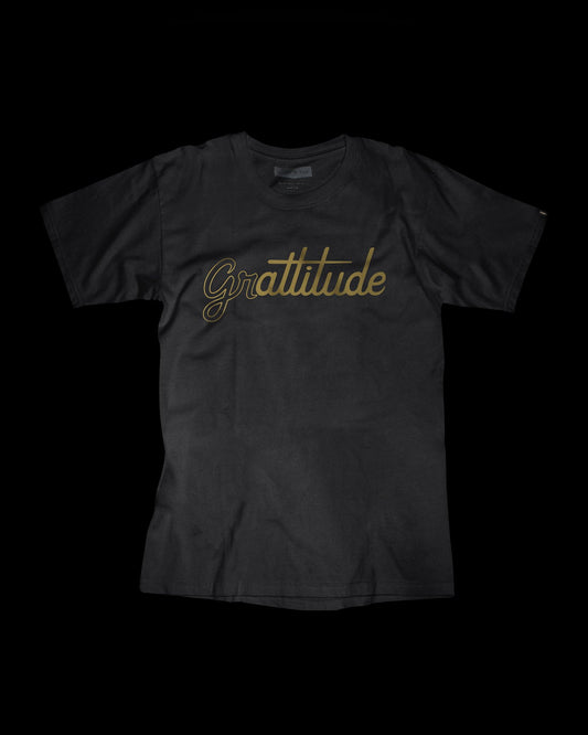 GRATTITUDE TEE TRI-BLEND (BLACK)