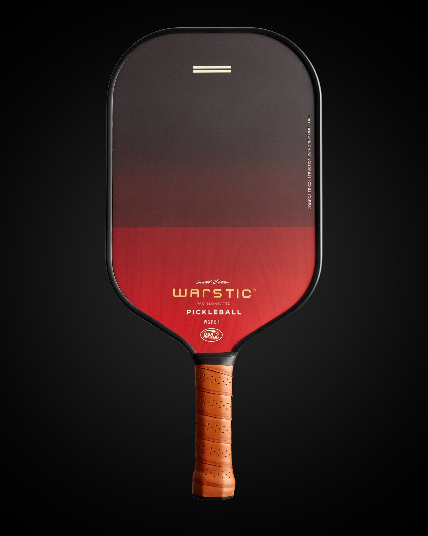 WSPB4 PRO ELONGATED SHAPE | COMPOSITE SURFACE PICKLEBALL PADDLE - LTD ED SCARLET BATTLE
