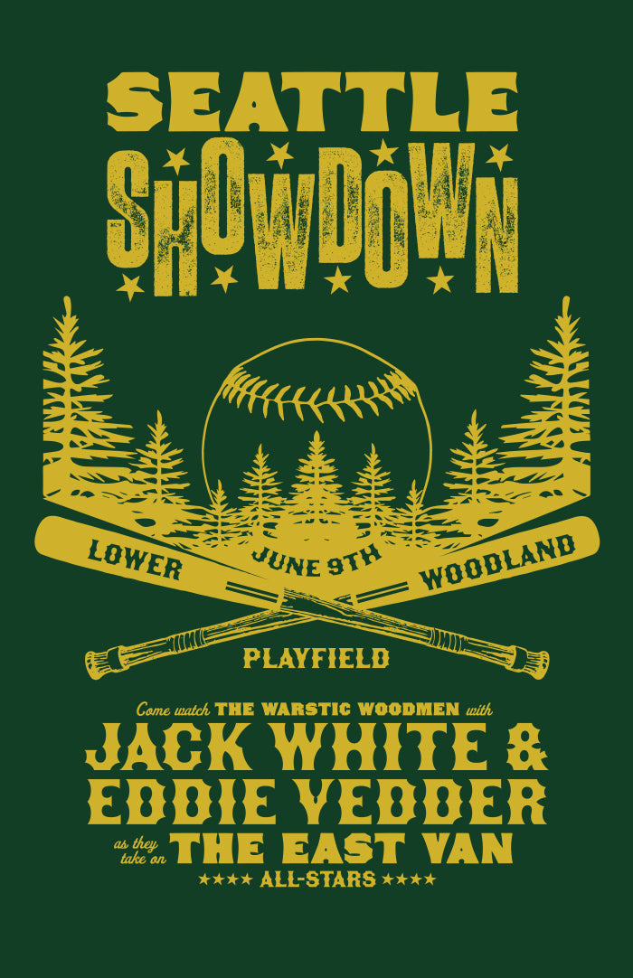Eddie Vedder | Jack White Seattle Showdown Poster