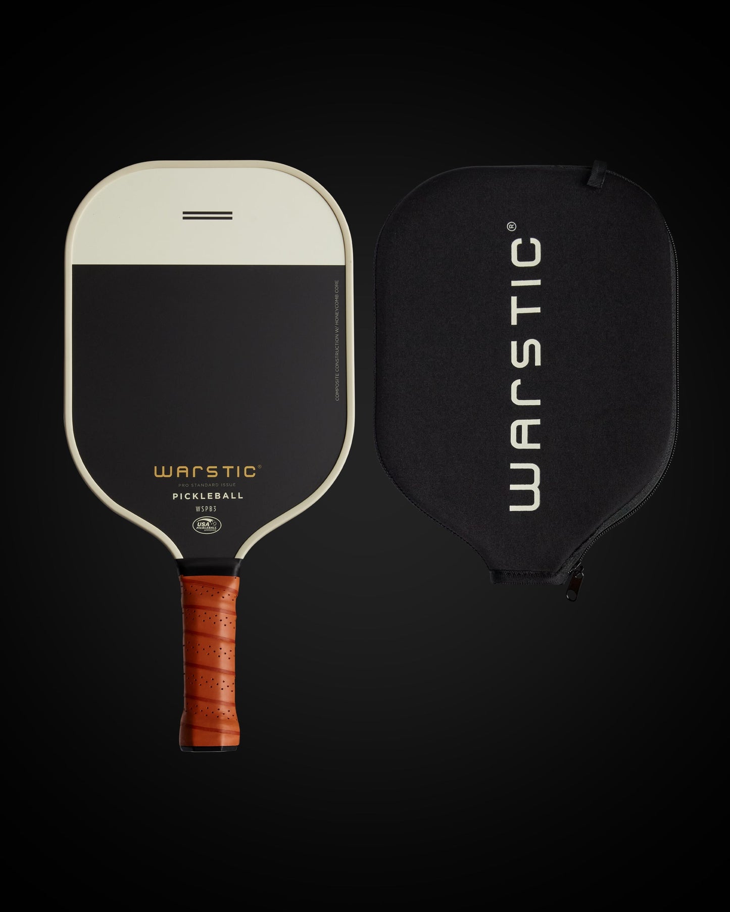 WSPB3 PRO STD ISSUE | STANDARD SHAPE | COMPOSITE SURFACE PICKLEBALL PADDLE