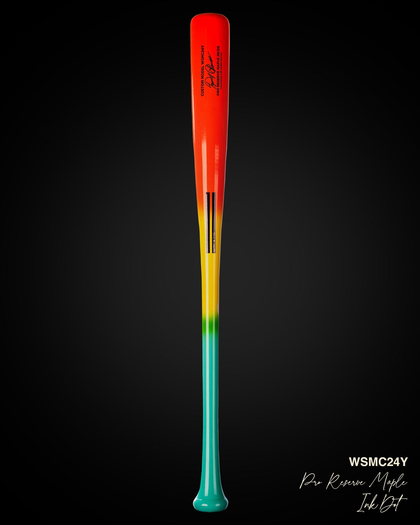 WSMC24Y MIGGY TROPIC THUNDER PRO SIGNATURE MAPLE WOOD BAT