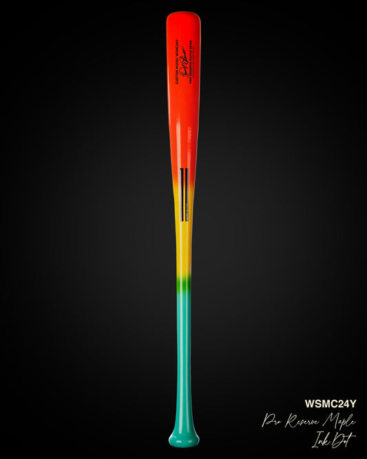WSMC24Y MIGGY TROPIC THUNDER PRO SIGNATURE MAPLE WOOD BAT