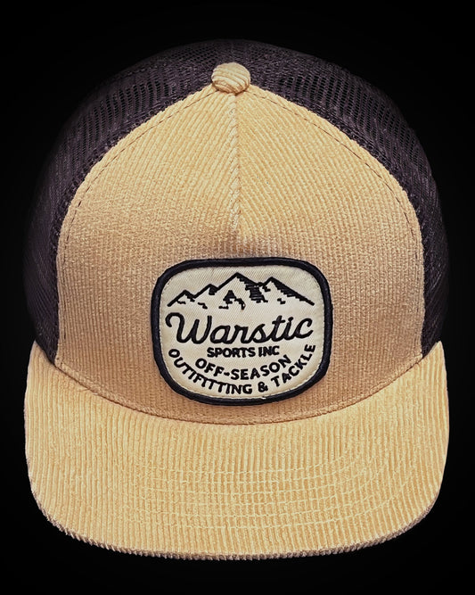 CORDUROY TRUCKER SNAPBACK KHAKI/TOBACCO (TACKLE)