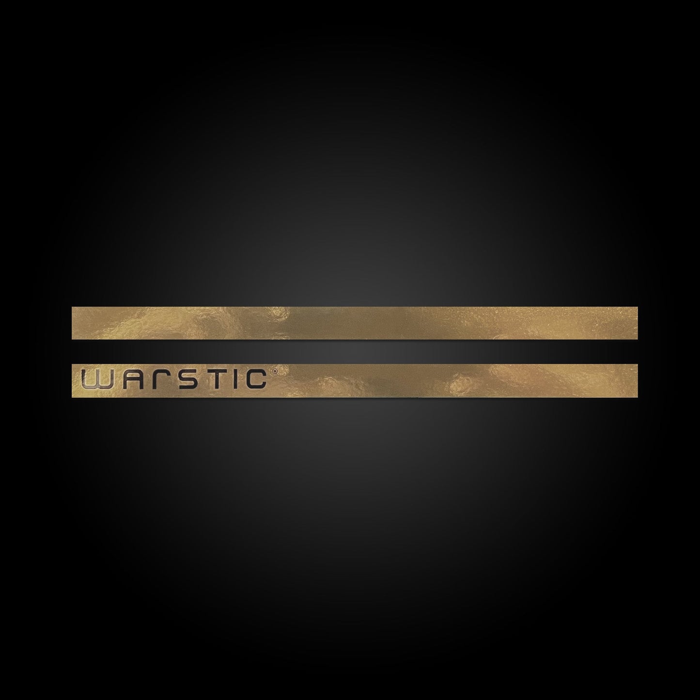 WARSTRIPE (BLACK/GOLD) STICKER