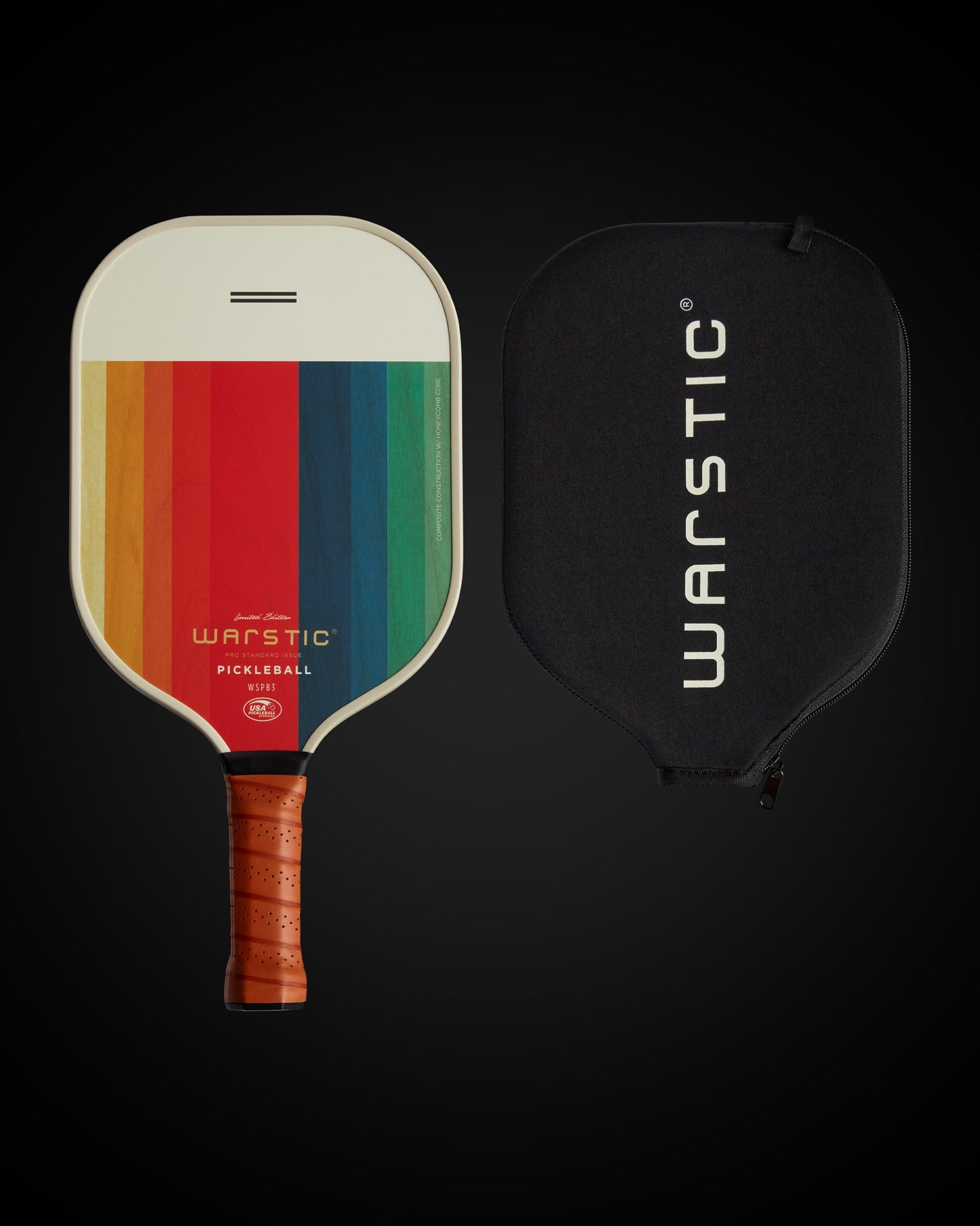 WSPB3 PRO STD ISSUE | STANDARD SHAPE | COMPOSITE SURFACE PICKLEBALL PADDLE - LTD ED WEST COAST