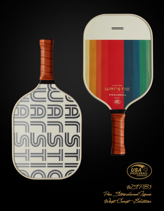 WSPB3 PRO STD ISSUE | STANDARD SHAPE | COMPOSITE SURFACE PICKLEBALL PADDLE - LTD ED WEST COAST