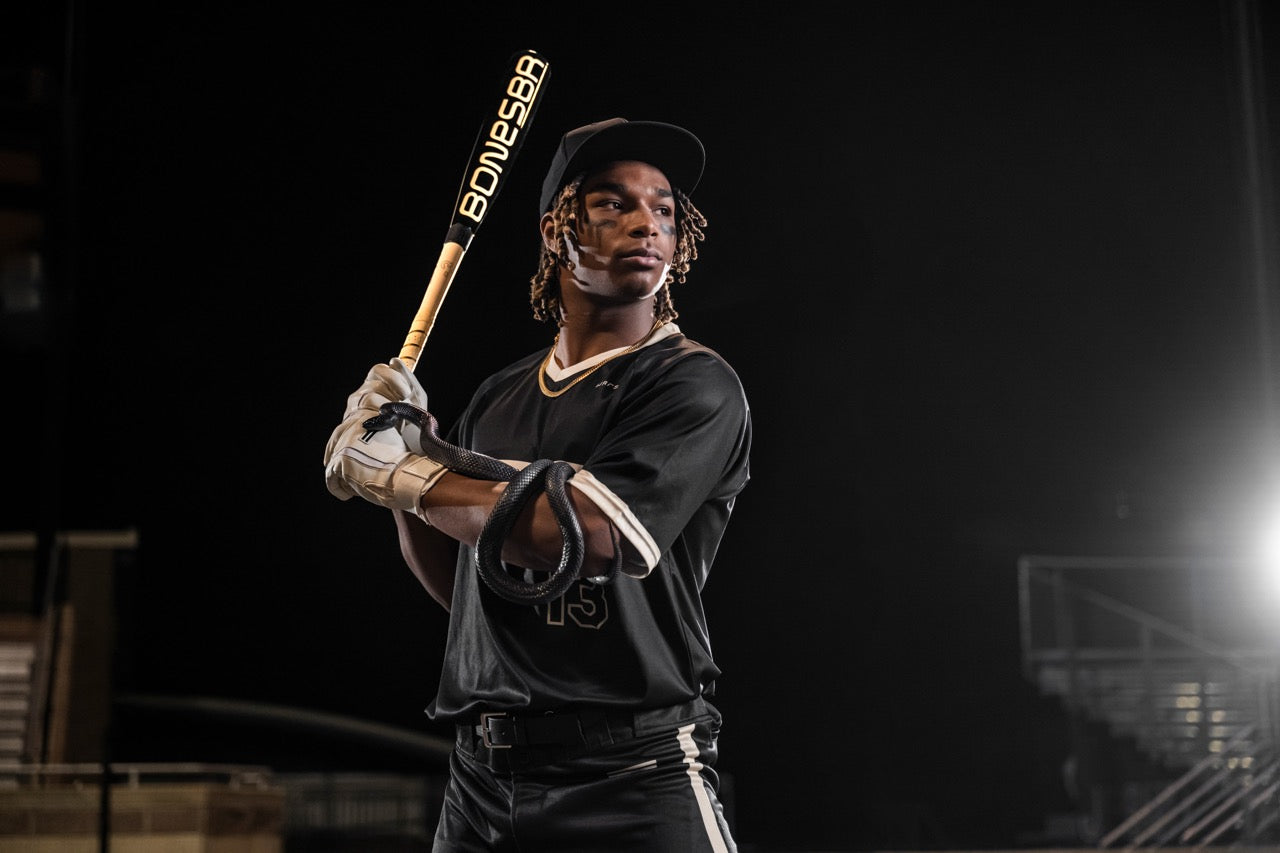 2026 BONESABER HYBRID BLACK COBRA EDITION BBCOR METAL BASEBALL BAT