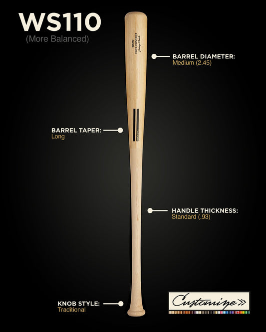 WS110 CUSTOM WOOD BAT