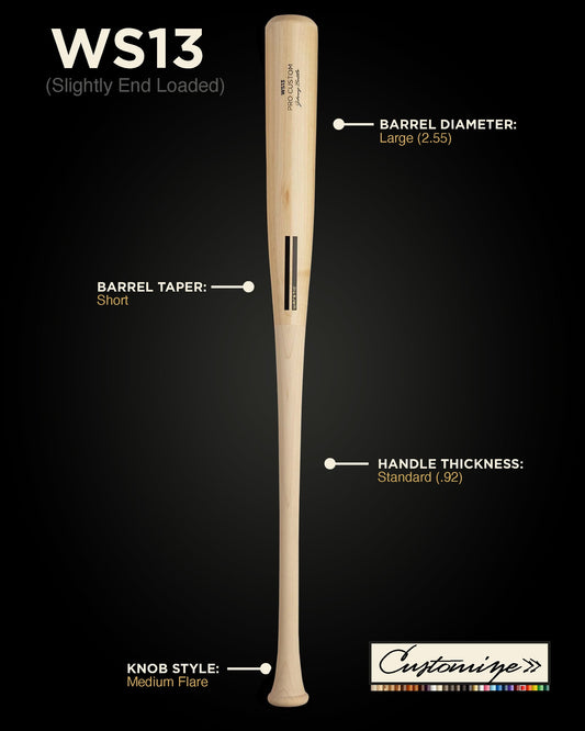 WS13 CUSTOM WOOD BAT