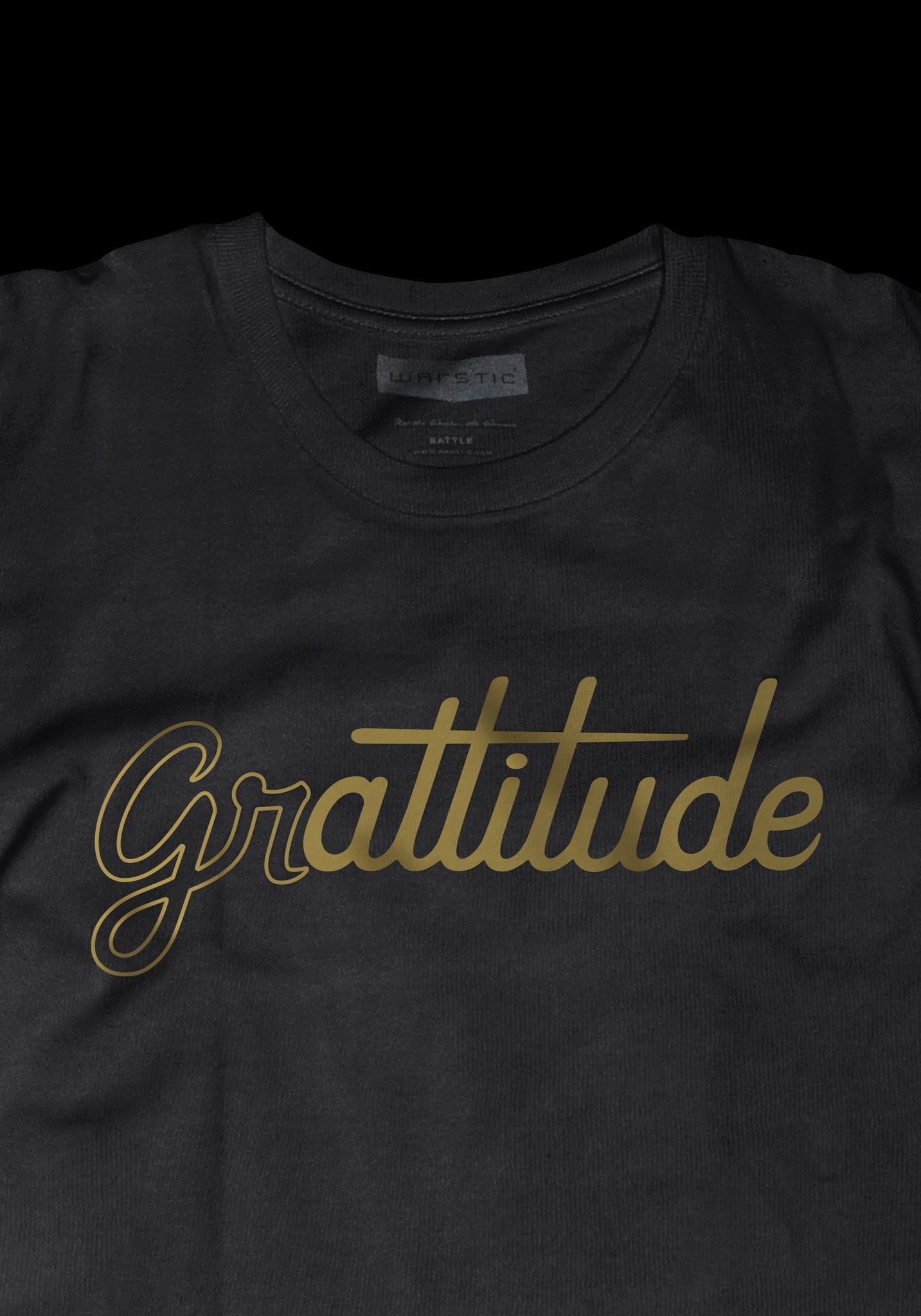 GRATTITUDE TEE TRI-BLEND (BLACK)