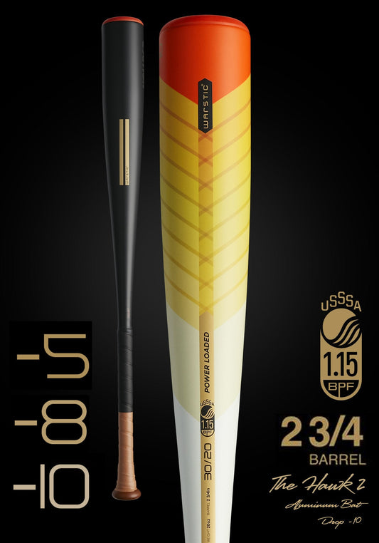 2020 HAWK2 LTD. EDITION FIRE TAIL USSSA METAL BASEBALL BAT