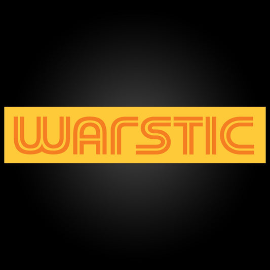 WARSTIC (YELLOW/ORANGE) STICKER